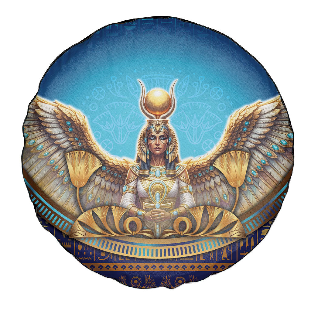 Egyptian Goddess Isis Spare Tire Cover Ancient Mythology Winged Queen