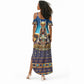 Egyptian Goddess Isis Summer Maxi Dress Ancient Mythology Winged Queen