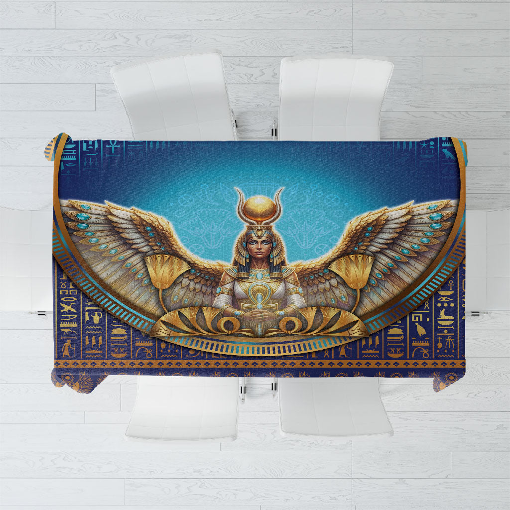 Egyptian Goddess Isis Tablecloth Ancient Mythology Winged Queen