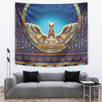 Egyptian Goddess Isis Tapestry Ancient Mythology Winged Queen