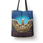 Egyptian Goddess Isis Tote Bag Ancient Mythology Winged Queen