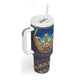 Egyptian Goddess Isis Tumbler With Handle Ancient Mythology Winged Queen