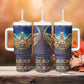 Egyptian Goddess Isis Tumbler With Handle Ancient Mythology Winged Queen