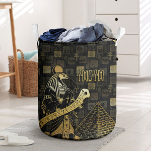 Egyptian God Thoth Laundry Basket Ancient Mythology Ibis Wisdom Hieroglyphic