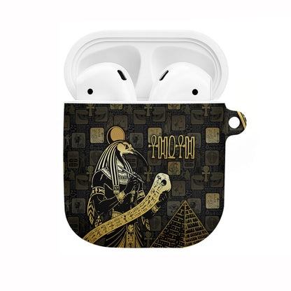 Egyptian God Thoth AirPods Case Ancient Mythology Ibis Wisdom Hieroglyphic