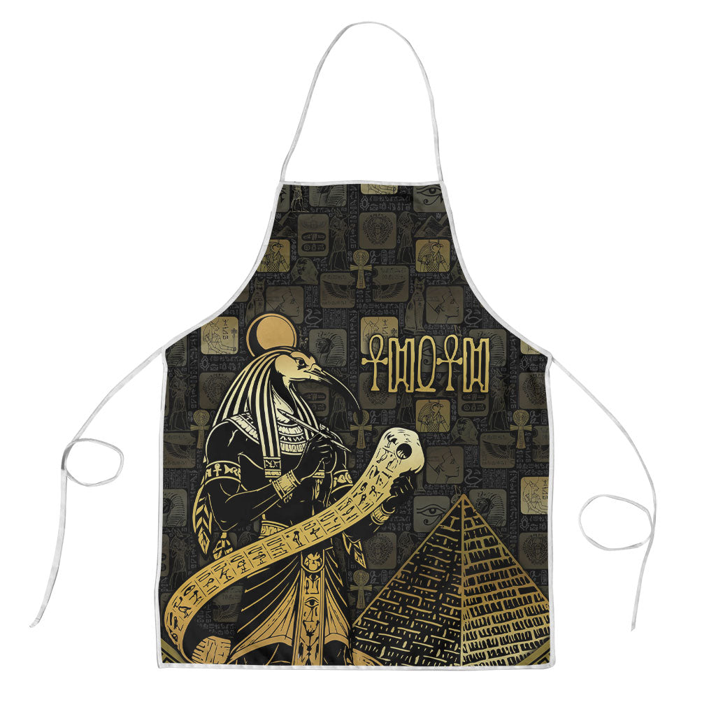 Egyptian God Thoth Apron Ancient Mythology Ibis Wisdom Hieroglyphic