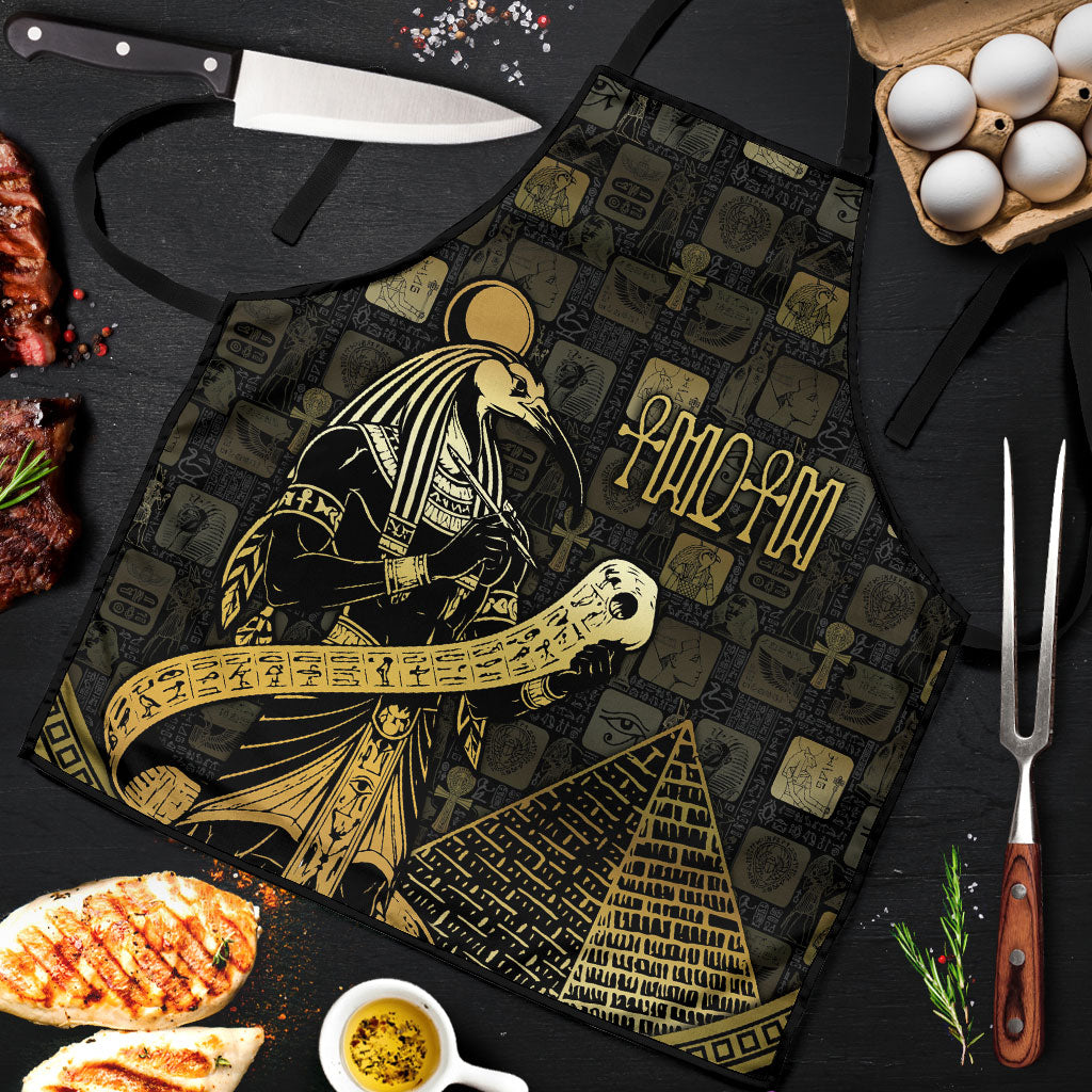 Egyptian God Thoth Apron Ancient Mythology Ibis Wisdom Hieroglyphic