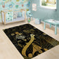 Egyptian God Thoth Area Rug Ancient Mythology Ibis Wisdom Hieroglyphic