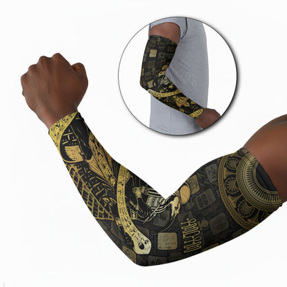 Egyptian God Thoth Arm Sleeves Ancient Mythology Ibis Wisdom Hieroglyphic