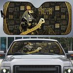 Egyptian God Thoth Auto Sun Shade Ancient Mythology Ibis Wisdom Hieroglyphic