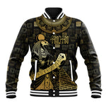 Egyptian God Thoth Baseball Jacket Ancient Mythology Ibis Wisdom Hieroglyphic