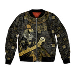 Egyptian God Thoth Bomber Jacket Ancient Mythology Ibis Wisdom Hieroglyphic