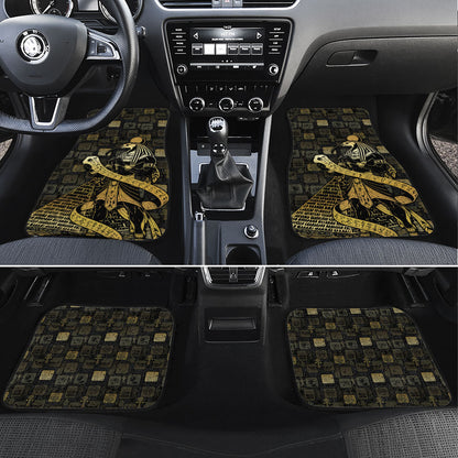 Egyptian God Thoth Car Mats Ancient Mythology Ibis Wisdom Hieroglyphic
