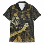 Egyptian God Thoth Hawaiian Shirt Ancient Mythology Ibis Wisdom Hieroglyphic