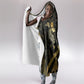 Egyptian God Thoth Hooded Blanket Ancient Mythology Ibis Wisdom Hieroglyphic