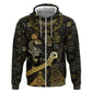 Egyptian God Thoth Hoodie Ancient Mythology Ibis Wisdom Hieroglyphic