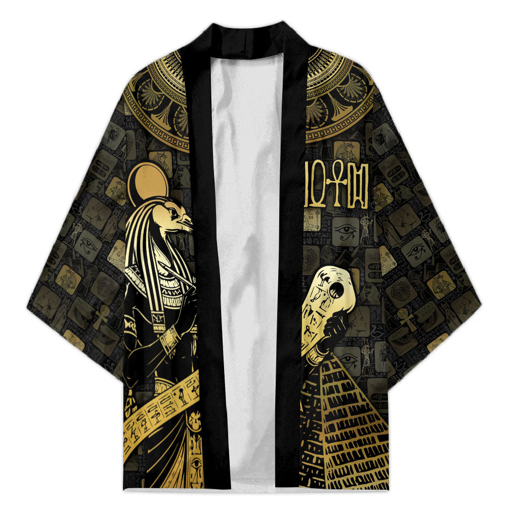 Egyptian God Thoth Kimono Ancient Mythology Ibis Wisdom Hieroglyphic
