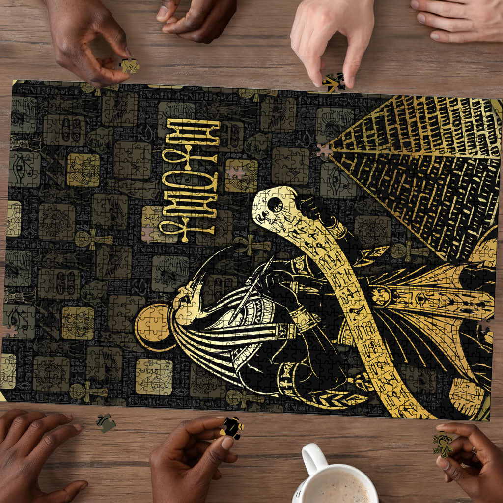 Egyptian God Thoth Puzzle Ancient Mythology Ibis Wisdom Hieroglyphic