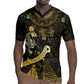 Egyptian God Thoth Rugby Jersey Ancient Mythology Ibis Wisdom Hieroglyphic