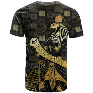 Egyptian God Thoth T shirt Ancient Mythology Ibis Wisdom Hieroglyphic
