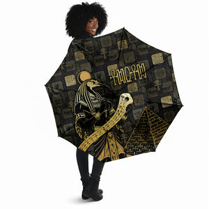 Egyptian God Thoth Umbrella Ancient Mythology Ibis Wisdom Hieroglyphic