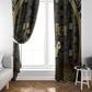 Egyptian God Thoth Window Curtain Ancient Mythology Ibis Wisdom Hieroglyphic