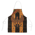 Egyptian God Horus Apron Ancient Mythology Falcon Hieroglyphic Patterns