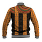 Egyptian God Horus Baseball Jacket Ancient Mythology Falcon Hieroglyphic Patterns