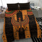 Egyptian God Horus Bedding Set Ancient Mythology Falcon Hieroglyphic Patterns
