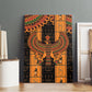 Egyptian God Horus Canvas Wall Art Ancient Mythology Falcon Hieroglyphic Patterns
