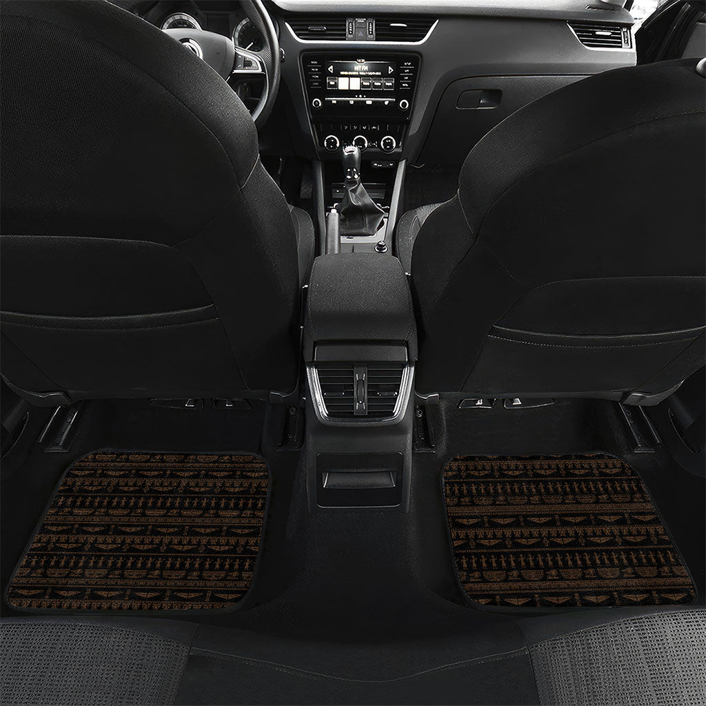 Egyptian God Horus Car Mats Ancient Mythology Falcon Hieroglyphic Patterns