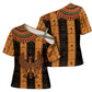 Egyptian God Horus Cross Shoulder Shirt Ancient Mythology Falcon Hieroglyphic Patterns