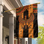 Egyptian God Horus Garden Flag Ancient Mythology Falcon Hieroglyphic Patterns