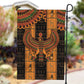 Egyptian God Horus Garden Flag Ancient Mythology Falcon Hieroglyphic Patterns