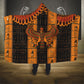 Egyptian God Horus Hooded Blanket Ancient Mythology Falcon Hieroglyphic Patterns