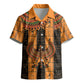 Egyptian God Horus Kid Hawaiian Shirt Ancient Mythology Falcon Hieroglyphic Patterns