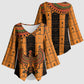 Egyptian God Horus Kimono Sleeve Blouse Ancient Mythology Falcon Hieroglyphic Patterns