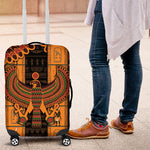 Egyptian God Horus Luggage Cover Ancient Mythology Falcon Hieroglyphic Patterns