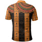 Egyptian God Horus Polo Shirt Ancient Mythology Falcon Hieroglyphic Patterns