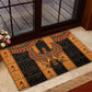Egyptian God Horus Rubber Doormat Ancient Mythology Falcon Hieroglyphic Patterns