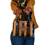 Egyptian God Horus Shoulder Handbag Ancient Mythology Falcon Hieroglyphic Patterns