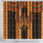 Egyptian God Horus Shower Curtain Ancient Mythology Falcon Hieroglyphic Patterns