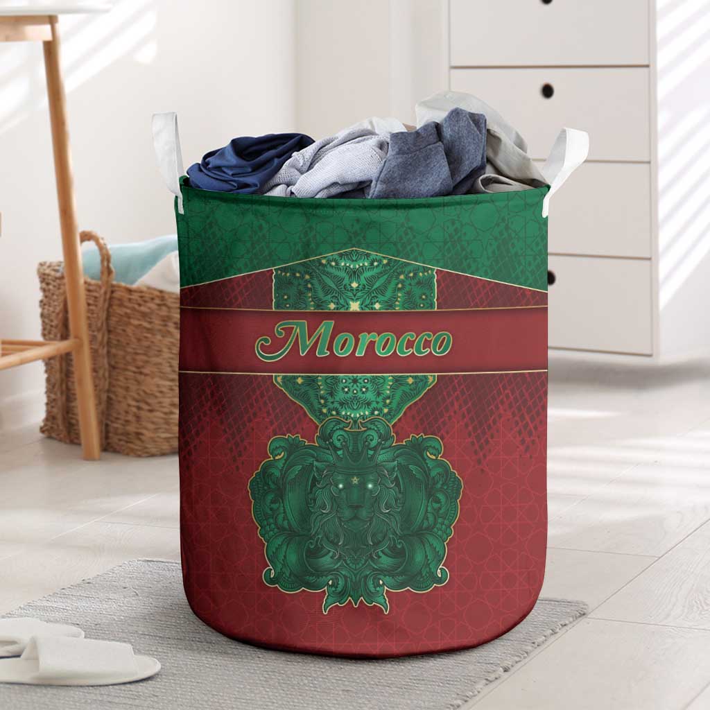 Morocco Laundry Basket Royal Lion Islam Patterns - African Pride