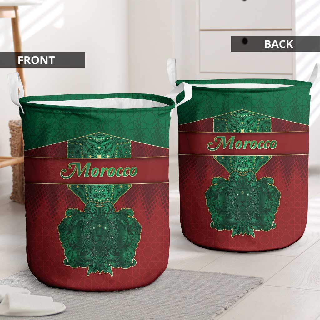 Morocco Laundry Basket Royal Lion Islam Patterns - African Pride