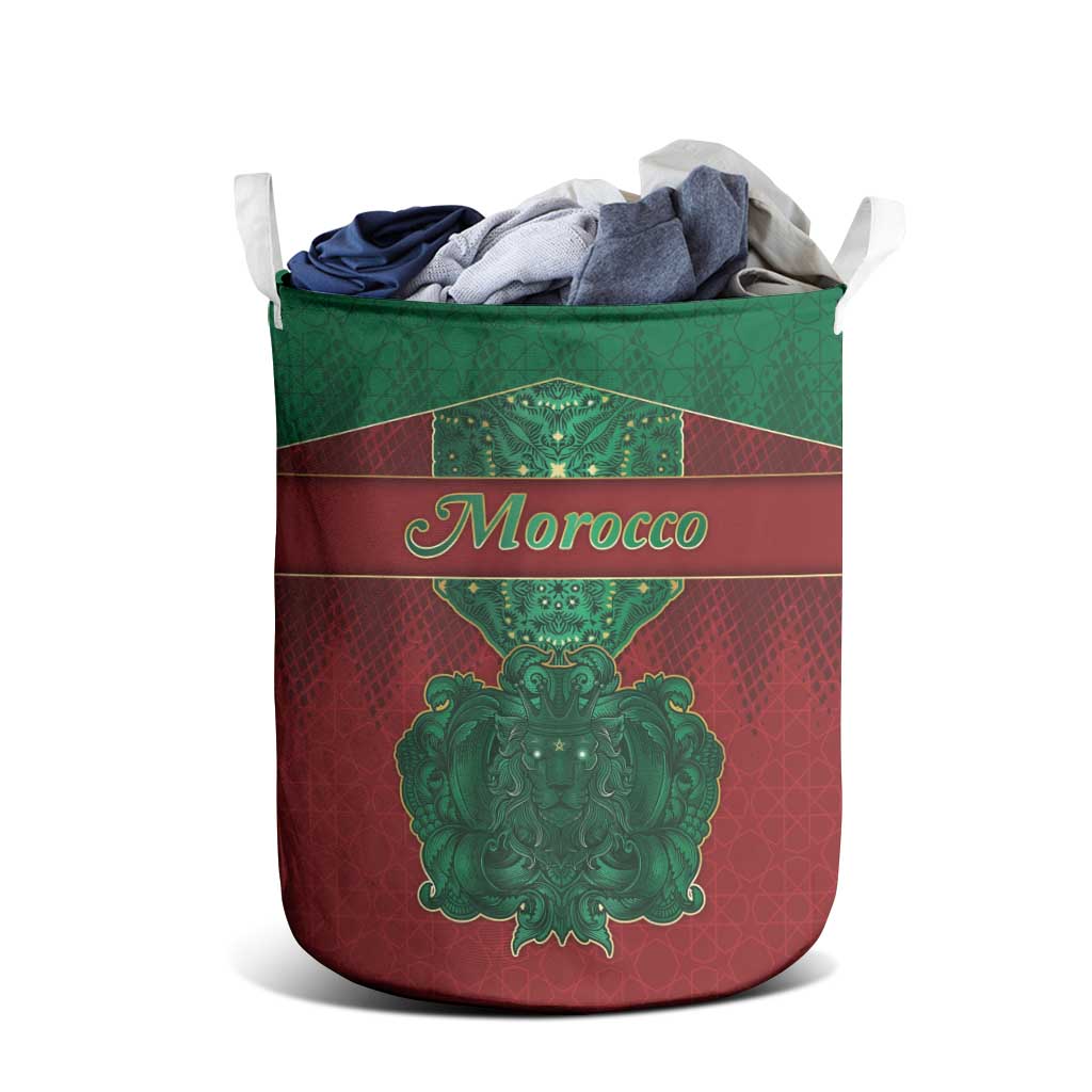 Morocco Laundry Basket Royal Lion Islam Patterns - African Pride