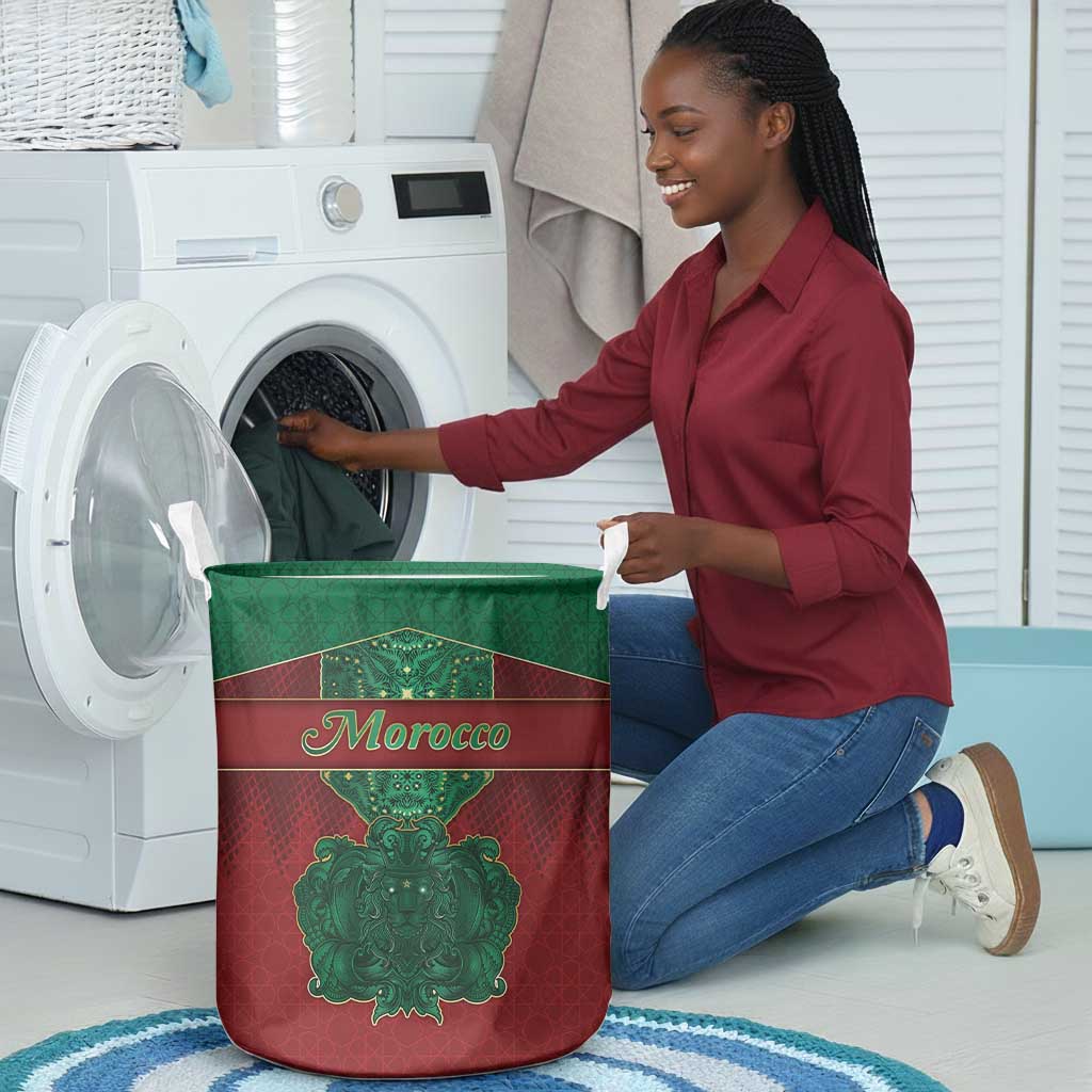 Morocco Laundry Basket Royal Lion Islam Patterns - African Pride