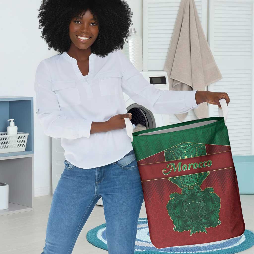 Morocco Laundry Basket Royal Lion Islam Patterns - African Pride