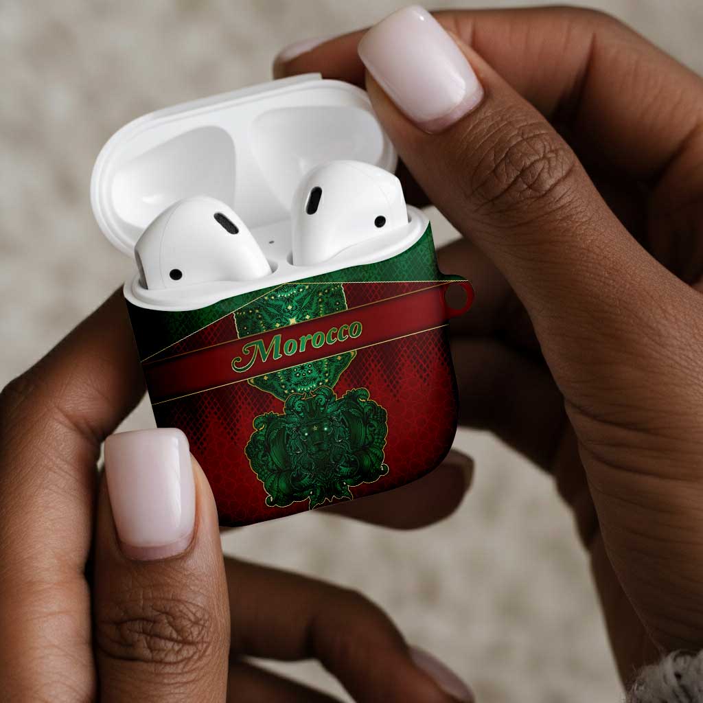Morocco AirPods Case Royal Lion Islam Patterns - African Pride