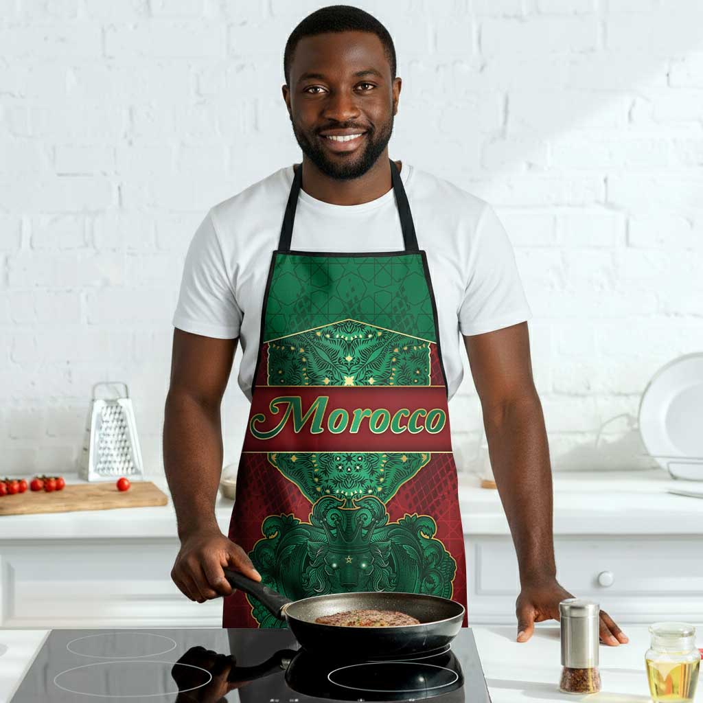 Morocco Apron Royal Lion Islam Patterns - African Pride