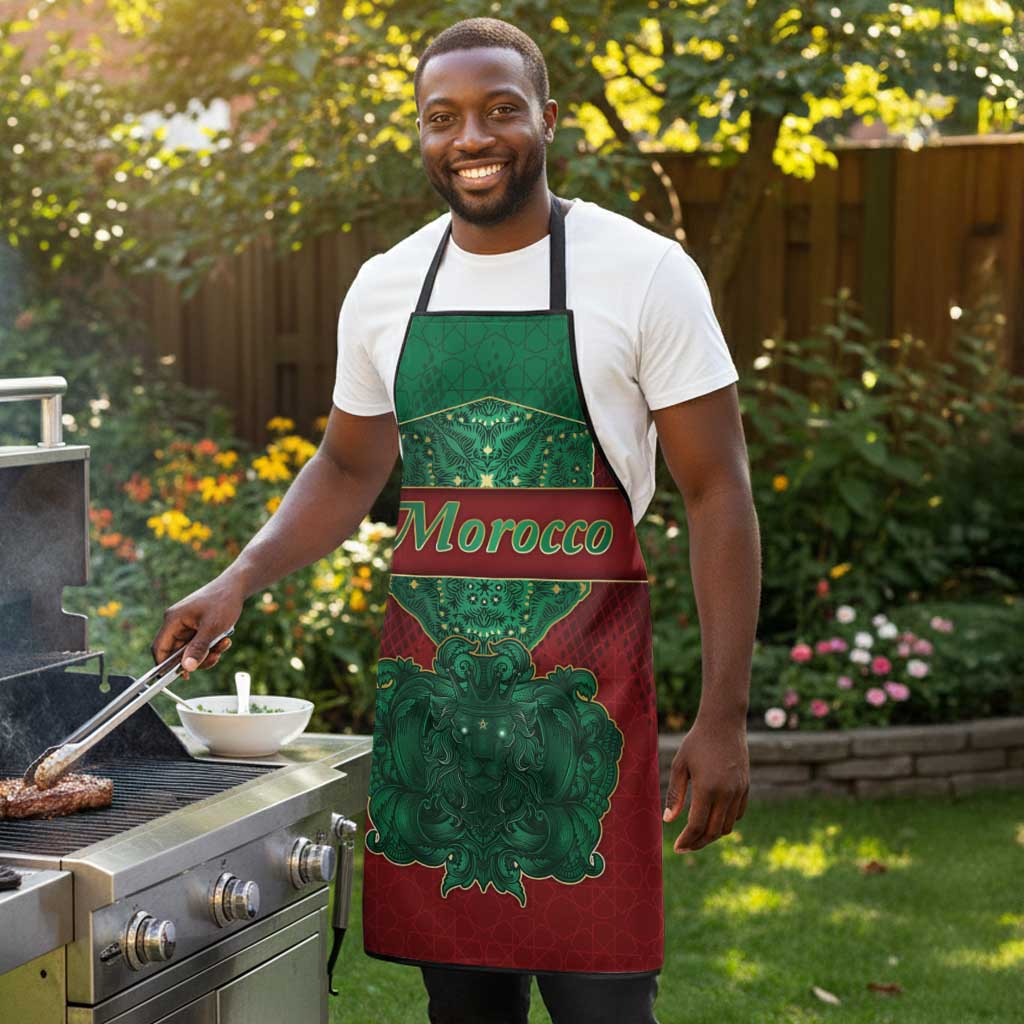 Morocco Apron Royal Lion Islam Patterns - African Pride